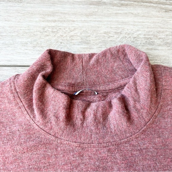 Kit & Ace Mock Neck Cashmere Blend Short Sleeve Top - Picture 5 of 14